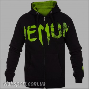 Толстовка Venum Undisputed Hoody Black Green